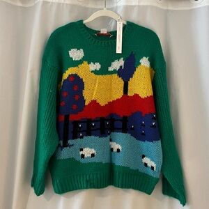 Lisa Says Gah! Cottage Scene Sweater